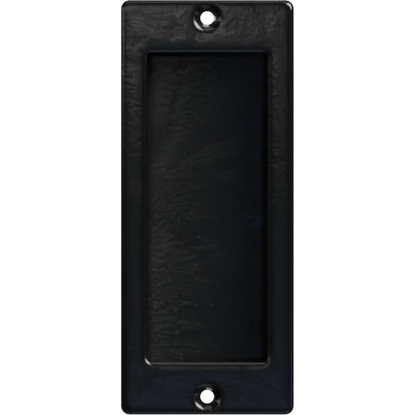 Ekena Millwork Premium 6" Flush Pull For Barn Doors 3/4" Thick or Greater, Black GB6001FP06BL - main